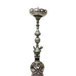 Tirs Silver Oxide Rose & Jumbo Glass Vase