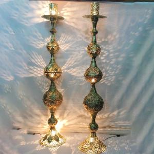 Display Leaded Functional Two Meters Hookahs