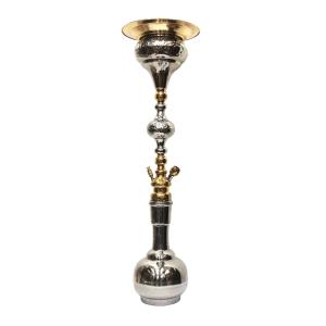 Hammered Stainless Kora & Brass Chiller