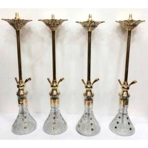 Solid Brass Tower Chillers & Bohemian Vases - CHL029