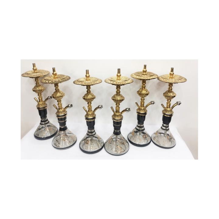 Midi exclusive Mother Earth & Solid Brass Tray & 24crt Gold Decorated Cone Vase - SBR166