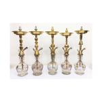 Midi Group / 24 crt Etched Jumbo Vases - SBR171