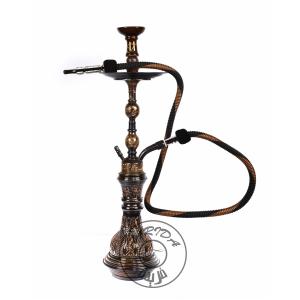 Midi Two Kora Oxide / Brass Matching Vase - SBR074