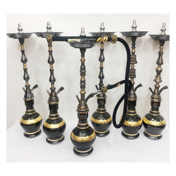 Two Levels Gold Oxide & 24 Crt Gold Jumbo Vase - SBR107