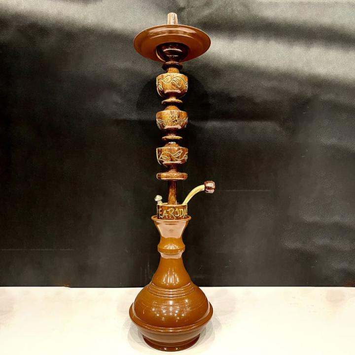 Original Wooden Tall Hookahs 01
